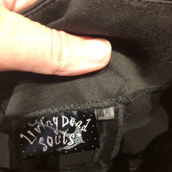 Pinup Black pencil skirt with anchor design - Picture 5 of 5